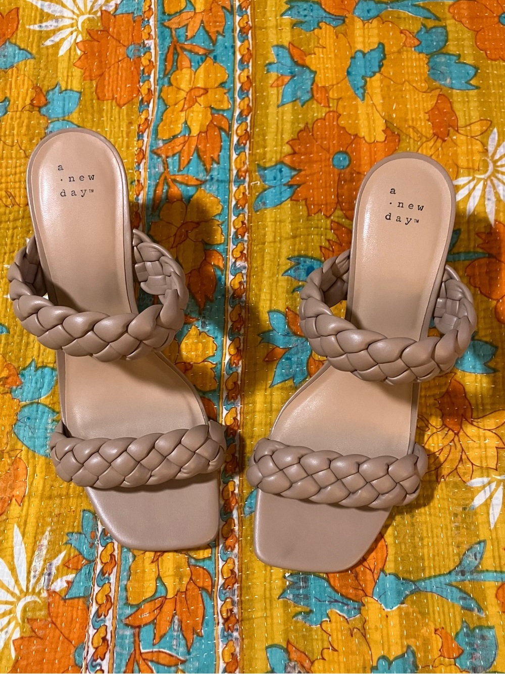 A New Day Braided Heeled Sandals